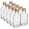 Fles voor likeuren heupfles met dop 200 ml 10 stuks  - 1 ['flessen', ' heupflessen', ' likeuren', ' flessen voor likeuren', ' flesjes', ' huisgemaakte dranken', ' huisgemaakte likeuren', ' heupfles met dop', ' fles met dop', ' flesje met dop']