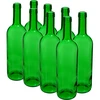 Fles voor wijn 0,75 L groen - verpakking van 8 stuks - 5 