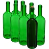 Fles voor wijn 0,75 L groen - verpakking van 8 stuks - 2 ['fles voor alcohol', ' decoratieve flessen voor alcohol', ' glazen fles voor alcohol', ' flessen voor zelfgestookte drank voor bruiloft', ' fles voor likeur', ' decoratieve flessen voor likeuren', ' fles voor wijn', ' fles voor wijn', ' bordeaux fles']