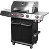 Gasbarbecue dragON BBQ101, 11,7 kW, zwart-zilver - 3 