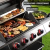 Gasbarbecue dragON BBQ101, 11,7 kW, zwart-zilver - 6 ['gasbarbecue', ' modern barbecue', ' welke barbecue te kopen', ' welke barbecue te kiezen', ' gietijzeren rooster', ' zijbrander', ' thermometer in de deksel', ' zijplank van de barbecue', ' barbecue voor wok', ' mobiele barbecue', ' barbecue voor pizza', ' barbecue met wielen', ' gemakkelijk schoonmaken van de barbecue', ' barbecue met hoog verwarmingsvermogen', ' ergonomische knoppen van de barbecue', ' barbecue met modern design', " aroma's op de branders van de barbecue", ' barbecue-accessoires', ' barbecue voor een goede prijs', ' stabiele barbecue', ' beste barbecueën', ' barbecue-uitrusting', ' stevige barbecue', ' multifunctionele barbecue', ' functionele barbecue', ' groenten grillen']