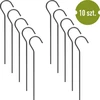 Gebogen tentharingen - 10 stuks - 2 ['voor het bevestigen van tenten', ' tentharingen', ' tentpinnen', ' ankers voor landbouwdoek', ' ankers', ' pinnen voor molengaas', ' pin voor landbouwdoek', ' pinnen voor het bevestigen van tenten', ' pinnen voor kassen', ' pinnen voor de tuin', ' bevestigingspinnen', ' haringen', ' bevestigingsharingen', ' tentharingen', ' stalen pinnen', ' gebogen pinnen.']