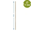 Gecoate stalen stok in bamboevorm, 150 cm x 11mm - 3 ['tuinstok', ' plantenstok', ' plantensteun', ' tuinsteun', ' metalen tuinsteunen', ' steun voor klimplanten', ' steunen voor klimplanten', ' metalen steunen voor bloemen', ' gecoate metalen stokken', ' gecoate plantenstok', ' stalen stok in bamboevorm', ' tuinaccessoires', ' hoe zorg je voor planten', ' aanbevolen stokken voor planten', ' groene stok', ' stalen stokken a la bamboe', ' bamboestokken', ' stokken in bamboevorm', ' steun in bamboevorm']
