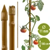 Gecoate stalen stok in bamboevorm, 180 cm x 11mm - 7 