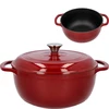 Geëmailleerde gietijzeren pot - bordeaux, 5,8L  - 1 ['gietijzeren potten', ' geëmailleerde gietijzeren potten', ' gietijzeren kookgerei', ' voordelen van gietijzeren kookgerei', ' geëmailleerd gietijzer', ' koken in een gietijzeren pot', ' gietijzeren pot met email', ' pot in ecru kleur', ' pot in bordeaux kleur', ' pot in salie kleur', ' waarom koken in gietijzeren potten', ' als cadeau', ' welke gietijzeren potten te kiezen']