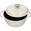 Geëmailleerde gietijzeren pot - ecru, 4 L - 2 ['gietijzeren potten', ' geëmailleerde gietijzeren potten', ' gietijzeren kookgerei', ' voordelen van gietijzeren kookgerei', ' geëmailleerd gietijzer', ' koken in een gietijzeren pot', ' gietijzeren pot met email', ' pot in ecru kleur', ' pot in bordeauxrode kleur', ' pot in saliegroene kleur', ' waarom koken in gietijzeren potten de moeite waard is', ' als cadeau', ' welke gietijzeren potten te kiezen']