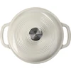Geëmailleerde gietijzeren pot - ecru, 4 L - 3 ['gietijzeren potten', ' geëmailleerde gietijzeren potten', ' gietijzeren kookgerei', ' voordelen van gietijzeren kookgerei', ' geëmailleerd gietijzer', ' koken in een gietijzeren pot', ' gietijzeren pot met email', ' pot in ecru kleur', ' pot in bordeauxrode kleur', ' pot in saliegroene kleur', ' waarom koken in gietijzeren potten de moeite waard is', ' als cadeau', ' welke gietijzeren potten te kiezen']