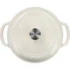 Geëmailleerde gietijzeren pot - ecru, 5,8L - 3 ['gietijzeren potten', ' geëmailleerde gietijzeren potten', ' gietijzeren vaatwerk', ' voordelen van gietijzeren vaatwerk', ' geëmailleerd gietijzer', ' koken in een gietijzeren pot', ' gietijzeren pot met email', ' pot in ecru kleur', ' pot in bordeaux kleur', ' pot in salie kleur', ' waarom koken in gietijzeren potten de moeite waard is', ' als cadeau', ' welke gietijzeren potten te kiezen']