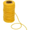 Gele katoenen koord 2 mm/55 m/100 g - 3 ['katoenen koord', ' katoenen touw', ' koord voor delicate planten', ' natuurlijk koord', ' ecokoord', ' koord voor macramé', ' koord voor binden', ' koord voor handwerk', ' koord voor aanspannen', ' gele koord', ' gele touw']