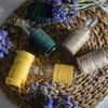 Gele katoenen koord 2 mm/55 m/100 g - 12 ['katoenen koord', ' katoenen touw', ' koord voor delicate planten', ' natuurlijk koord', ' ecokoord', ' koord voor macramé', ' koord voor binden', ' koord voor handwerk', ' koord voor aanspannen', ' gele koord', ' gele touw']