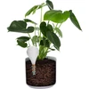Gietbal voor planten, mat wit met keramische voet, 400ml - 6 ['gieters', ' bloemen waterdispenser', ' voor het water geven van bloemen', ' bloemenbevochtigers', ' bloemenirrigatie', ' plantenirrigatie', ' potirrigators', ' voor kamerplanten', ' irrigatiesysteem', ' gietbal', ' waterdispenser voor potten', ' plantenballen', ' plantenwaterdispenser', ' planten water geven', ' witte gietballen', ' gietballen met keramische voet', ' keramische voet', ' gekleurde gietballen', ' gietballen met kleivoet', ' gietballen die van bovenaf worden gevuld', ' dispensers die van bovenaf worden gevuld', '']