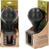 Gietbal voor planten, matzwart met keramische voet (in verpakking) 400 ml - 9 