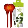 Gieters voor planten, amberkleurig transparant, 400 ml, 2 stuks - 3 ['gieters', ' bloemen waterdispenser', ' voor het water geven van bloemen', ' bloemenbevochtigers', ' bloemenirrigatie', ' plantenirrigatie', ' potirrigators', ' voor het water geven van bloemen', ' voor kamerplanten', ' irrigatiesysteem', ' gietbal', ' waterdispenser voor potten', ' plantenballen', ' dispenser voor planten', ' planten water geven', ' gietbal', ' amberkleurige gieters']