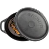 Gietijzeren braadpan, 5,5 L - 3 ['gietijzeren pan', ' braadpan', ' gietijzeren servies', '']