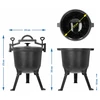 Gietijzeren jachtketel met geëmailleerd interieur, 8 L - 5 ['gietijzeren ketel', ' ketel voor vuurplaats', ' Hongaarse ketel', ' jachtpot', ' geëmailleerde ketel', ' jachtketel', ' ketel met geëmailleerd interieur', ' gietijzeren kookgerei', ' gietijzeren kookgerei met email', ' koken in een ketel', ' koken boven een kampvuur', ' koken in de buitenlucht', ' beste ketel', ' cadeau', ' barbecue']