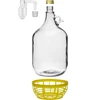 Glazen ballon 5L met stop en fermentatiebuis - 3 ['wijnset', ' dame', ' dame 5 liter', ' gistfles', ' gistfles voor wijn', ' dame gistfles', ' dame in mand', ' dame 5 L', ' ballon 5 L', ' demijohn', ' ballon in mand', ' damefles 5L in mand', ' ballon', ' gistfles voor wijn', ' set met fermentatiebuis', ' zelfgemaakte dranken', ' horizontale fermentatiebuis', ' gistfles voor sterke drank', ' dame voor fermentatie', ' wijnset voor beginners', ' fermentatiefles']