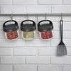 Glazen container 235 ml, met deksel om op te hangen - 6 ['glazen container', ' container', ' glazen container met deksel', ' glazen container om op te hangen', ' deksel met handvat', ' container om op te hangen', ' kruidencontainer', ' container voor droge producten', ' potcontainer 235 ml']