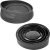 Glazen container 350 ml, met deksel om op te hangen - 4 ['glazen container', ' container', ' glazen container met deksel', ' glazen container om op te hangen', ' deksel met handvat', ' container om op te hangen', ' kruidencontainer', ' container voor droge producten', ' potcontainer 350 ml']