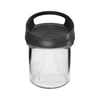 Glazen container 350 ml, met deksel om op te hangen  - 1 ['glazen container', ' container', ' glazen container met deksel', ' glazen container om op te hangen', ' deksel met handvat', ' container om op te hangen', ' kruidencontainer', ' container voor droge producten', ' potcontainer 350 ml']