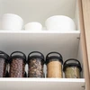 Glazen container 545 ml, met deksel om op te hangen - 7 ['glazen container', ' container', ' glazen container met deksel', ' glazen container om op te hangen', ' deksel met handvat', ' container om op te hangen', ' kruidencontainer', ' container voor droge producten', ' innovatief deksel', ' potcontainer 545 ml']