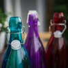 Glazen fles 1 L met luchtdichte sluiting - in verschillende kleuren - 6 ['roze fles', ' Barbie fles', ' Hulk fles', ' Frozen fles', ' waterfles', ' limonadefles', ' fles voor het besproeien van bloemen', ' decoratieve fles', ' fles met luchtdichte sluiting']