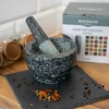 Granieten keuken vijzel met stamper - 11 ['granit vijzel', ' vijzel met stamper', ' stenen vijzel', ' vijzel van steen', ' keuken vijzel', ' vijzel voor kruiden']