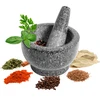 Granieten keuken vijzel met stamper - 4 ['granit vijzel', ' vijzel met stamper', ' stenen vijzel', ' vijzel van steen', ' keuken vijzel', ' vijzel voor kruiden']