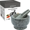 Granieten keuken vijzel met stamper - 7 ['granit vijzel', ' vijzel met stamper', ' stenen vijzel', ' vijzel van steen', ' keuken vijzel', ' vijzel voor kruiden']