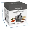 Granieten keuken vijzel met stamper - 9 ['granit vijzel', ' vijzel met stamper', ' stenen vijzel', ' vijzel van steen', ' keuken vijzel', ' vijzel voor kruiden']