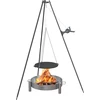 Grillpan, gietijzer, ø 44 cm - 12 ['gietijzeren pan', ' grillpan', ' grote gietijzeren pan', ' hangende pan', ' pan op poten', ' grillen', ' gietijzer voor grillen', ' pan voor driepoot', ' grillen in gietijzeren schalen', ' aantrekkelijk grillen', ' universele gietijzeren pan', ' grillset', ' wat als cadeau', ' anders grillen', ' feestje bij de grill']