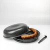 Grillpan met rooster - 2 ['koekenpan met rooster', ' grillpan', ' koekenpan voor gasfornuis', ' koekenpan met deksel', ' koekenpan met handvat', ' thuisgrill', ' cadeau']