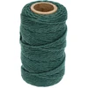 Groen katoenen koord 2 mm/55 m/100 g  - 1 ['katoenen koord', ' katoenen touw', ' koord voor delicate planten', ' natuurlijk koord', ' ecokoord', ' koord voor macramé', ' koord om te binden', ' koord voor handwerk', ' koord om aan te trekken', ' groen koord', ' groen touw']