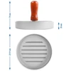 Hamburgerpers - aluminium, diameter 12 cm - 6 ['burgerpers', ' hamburgerpers', ' pers voor hamburgers', ' burgers', ' hamburgers']