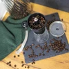 Handmatige koffiemolen met instelbare maalgraad - 10 ['koffiemolen', ' handmatige molen', ' koffie malen', ' gemalen koffie', ' handmatig koffie malen']