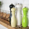 Handmatige molen voor peper en zout, 18 cm, groen - 4 ['handmatige molen voor malen', ' pepermolen', ' gemalen peper', ' gemalen zout', ' peperkorrels', ' keramische molenstenen']
