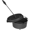 Handvat/pook voor deksel van gietijzeren pan of ketel - 3 ['pook', ' geschilderde pook', ' stalen pook', ' dekselhouder', ' dekselheffer', ' voor gietijzeren ketel', ' voor gietijzeren pan']
