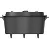 Hangende gietijzeren ketel met pan - 6 ['gietijzeren ketel', ' ketel voor kampvuur', ' ketel met pan', ' zigeunerketel', ' Hongaarse ketel', ' goulash uit de ketel', ' ketel voor vuurplaats', ' jachtpot', ' jachtketel', ' gietijzeren vat', ' cadeau', ' gietijzeren pan', ' gietijzeren pot met pan', ' hangende ketel', ' ketel om op te hangen']