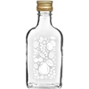 Heupfles 200 ml met schroefdop en opdruk "Fruit" – motief 2 ['fles 0', '2 L', ' fles voor alcohol', ' fles met opdruk', ' vruchtenlikeur', ' heupfles', ' heupfles voor vruchtenlikeur', ' fles voor vruchtenlikeur', ' bottelen van dranken', ' heupfles met gouden schroefdop', ' decoratieve flessen voor alcohol', ' stijlvolle flessen voor bruiloften', ' kleine decoratieve flesjes', ' decoratieve fles met schroefdop', ' fles 200 ml', ' premiumfles']