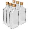 Heupfles 500 ml met dop, 6 stuks - 6 