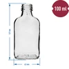 Heupfles type likeurfles 100 ml 10 stuks - 4 ['heupfles', ' likeurfles', ' likeurflessen', ' glazen flessen', ' flesjes 100 ml', ' olijfolieflessen', ' flesjes 100 ml', ' glazen flesjes']