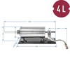 Horizontale vulmachine 4 kg - 10 ['horizontale vulmachine 4 kg', ' vulmachine', ' voor worsten', ' voor het vullen van zelfgemaakte worsten', ' spuitzak', ' gastronomische vulmachine', ' huishoudelijke vulmachine', ' slagerijapparatuur', ' trechters voor vulmachine', ' vulmachine voor zelfgemaakte vleeswaren', ' worstenvuller', ' vleesvuller', ' horizontale vuller']