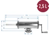 Horizontale worstopper 2,5 kg met siliconen zuiger - 10 ['worstopper voor vleeswaren', ' worstopper voor worst', ' worstopper voor vleeswaren', ' horizontale worstopper', ' worstspuit', ' vleesspuit', ' huishoudelijke worstopper', ' gastronomische worstopper', ' slagersapparatuur', ' worstvuller', ' vleesvuller', ' horizontale vuller']