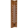 Houten kamertemperatuurmeter (-20 tot +50°C), donkerbruin, 15cm - 2 ['interne thermometer', ' kamertemperatuurmeter', ' thermometer voor binnen', ' huistemperatuurmeter', ' thermometer', ' houten kamertemperatuurmeter', ' thermometer met duidelijke schaal', ' thermometer met versterkte capillair']