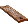 Houten kamertemperatuurmeter (-20 tot +50°C), donkerbruin, 15cm - 4 ['interne thermometer', ' kamertemperatuurmeter', ' thermometer voor binnen', ' huistemperatuurmeter', ' thermometer', ' houten kamertemperatuurmeter', ' thermometer met duidelijke schaal', ' thermometer met versterkte capillair']