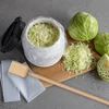 Houten stamper / stamper voor kool 78 cm - 4 ['voor zuurkool', ' voor het fermenteren van kool', ' voor gefermenteerde kool', ' gefermenteerde kool', ' gefermenteerd voedsel', ' voor kimchi', ' hoe te fermenteren', ' gezonde fermentaties', ' stamper voor kool', ' stamper', ' beukenhout', ' voor aardewerk', ' voor pot', ' voor fermentatievat', ' stok voor kool']
