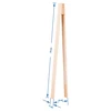 Houten tang 17 cm - 2 ['keukentangen', ' kooltangen', ' komkommertangen', ' kool fermenteren', ' komkommers fermenteren', ' vleestangen', ' steaktangen', ' grilltangen', ' grilltangen', ' grillaccessoires']