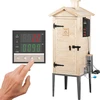 Houten tuinrokerij 200 L – dragON Wood 100E met elektrische verwarmingsmodule en controller - 3 