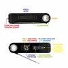Infrarood keukenthermometer, compact, met inklapbare sonde - 9 ['keukenthermometer', ' voedselthermometer', ' voor koken', ' voor roken', ' voor bakken', ' vleesthermometer', ' gebakthermometer', ' universele thermometer', ' beste keukenthermometer', ' thermometer met sonde', ' infraroodthermometer', ' keukenthermometer', ' cadeau-idee']
