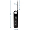 Infrarood keukenthermometer, compact, met inklapbare sonde - 11 ['keukenthermometer', ' voedselthermometer', ' voor koken', ' voor roken', ' voor bakken', ' vleesthermometer', ' gebakthermometer', ' universele thermometer', ' beste keukenthermometer', ' thermometer met sonde', ' infraroodthermometer', ' keukenthermometer', ' cadeau-idee']