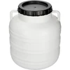 Ingelegde Groente Vat 30L - wit, handvatten  - 1 ['vat voor kool', ' vat voor fermentatie', ' vat voor ingelegde groenten', ' ingelegde groente', ' kool', ' komkommers', ' vat met deksel']